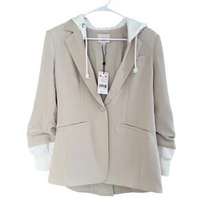 Cinq à Sept NEW Khloe Hooded Blazer US 6